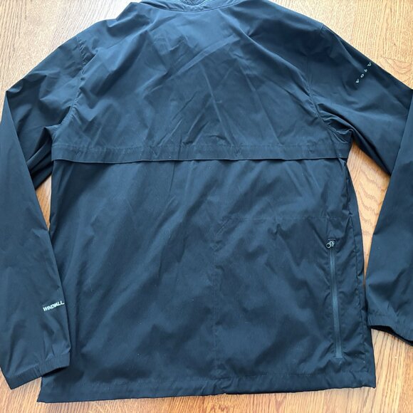Mens North Face Volvo Lightweight Hooded Windwall Nylon Black Jacket Large - Picture 9 of 10